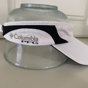 Womens Columbia PFG Visor White / Black Adjustable
